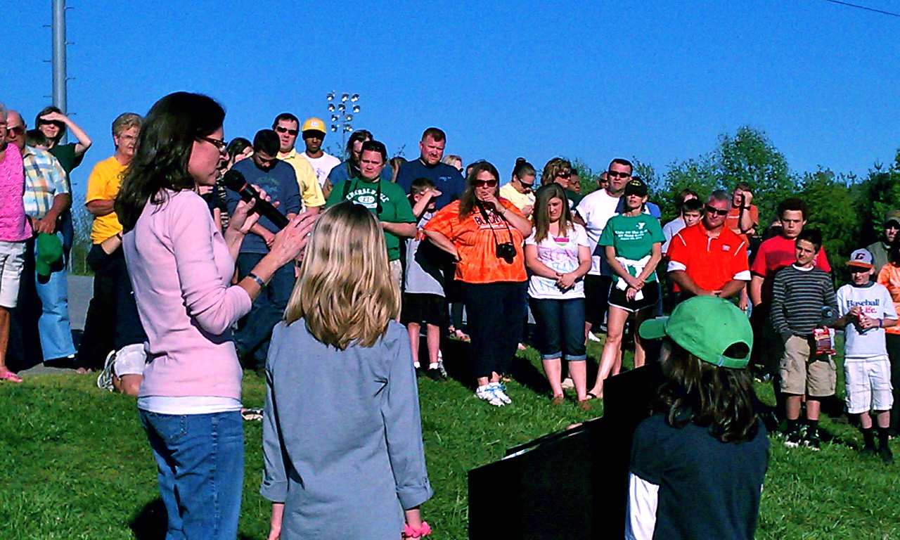 Wesley Bauguess Speaking at Dedication Ceremony